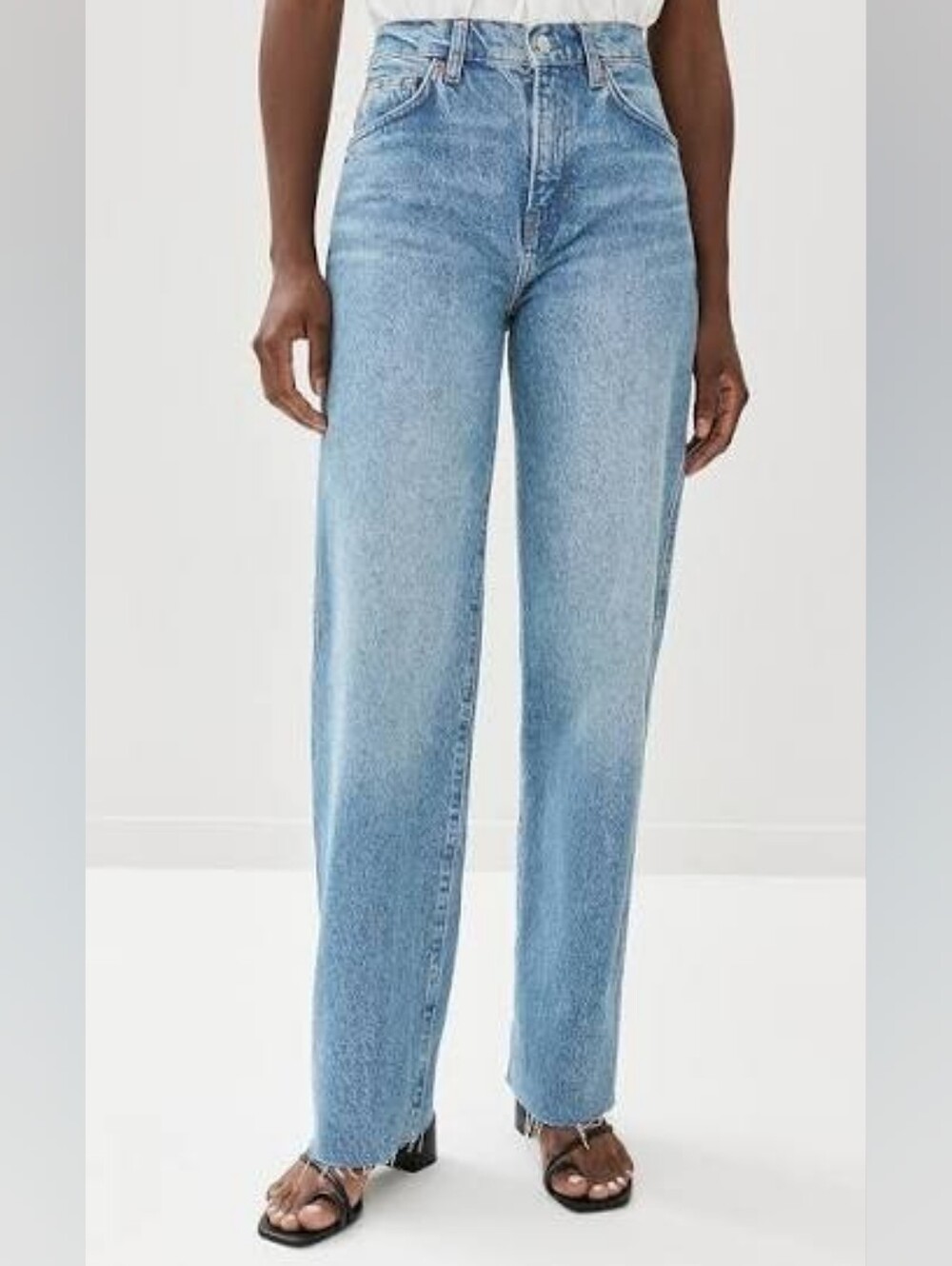 Reformation Liza High Rise Straight Long Jeans